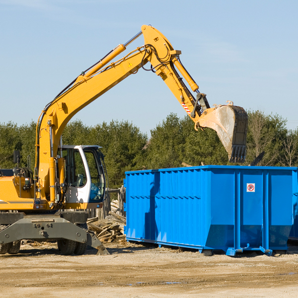 can i pay for a residential dumpster rental online in Camano